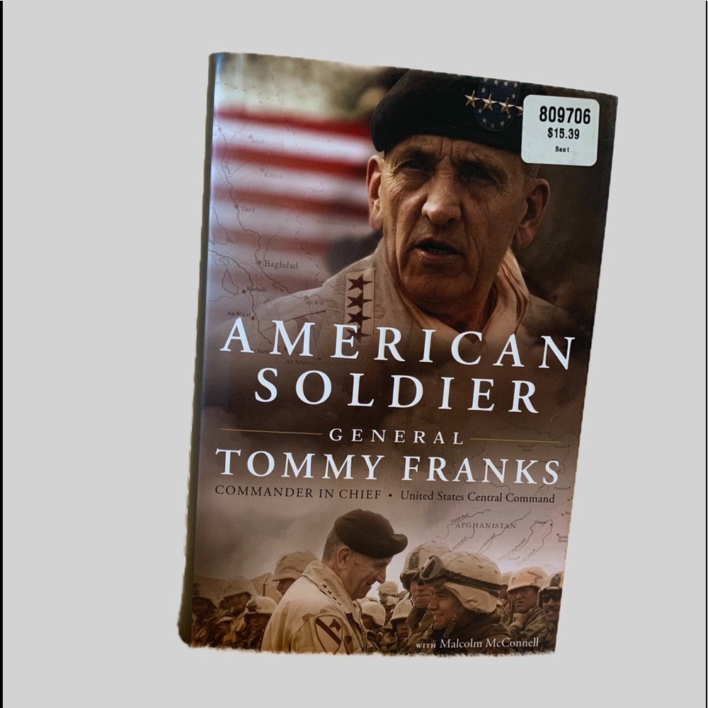 “American Soldier” autobiography of General Tommy Franks.  Like new.  1st. Ed.